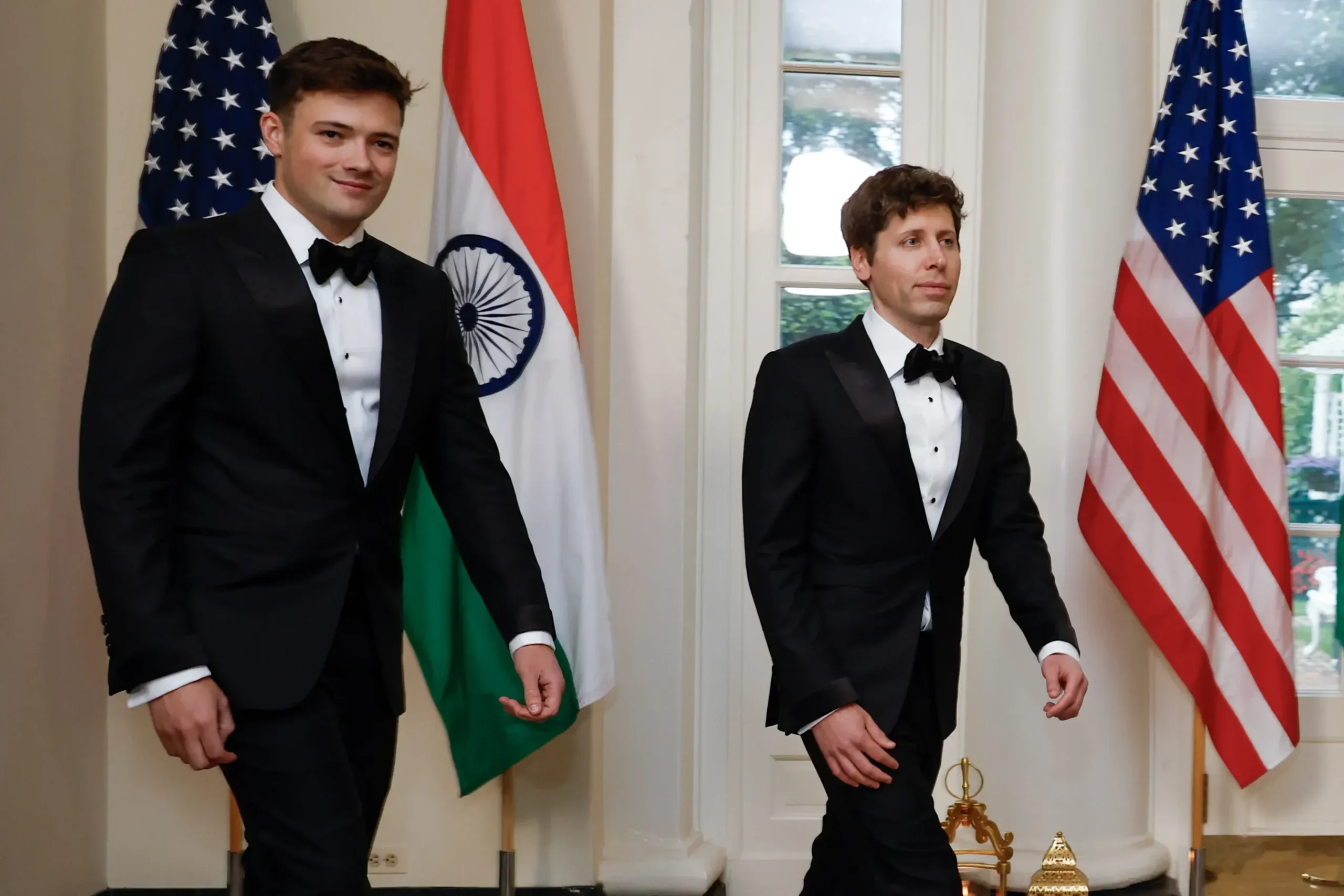 Oliver Mulherin and Sam Altman