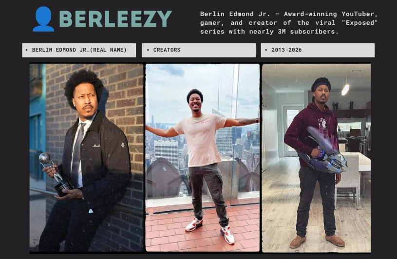 Berleezy Height, Age and Net Worth: The Full Story of Berlin Edmond Jr. (2026) Berleezy Height, Age and Net Worth: The Full Story of Berlin Edmond Jr. (2026)